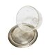 Art Nouveau bowl with crystal cake cover, Germany, 1920s, set of 2
