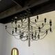 Lustre suspension Gino Sarfatti for Arteluce 30 lights model 2097 from the 1960s.