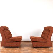 Mid-Century Italian Lounge Chairs, 1970s, Set of 2