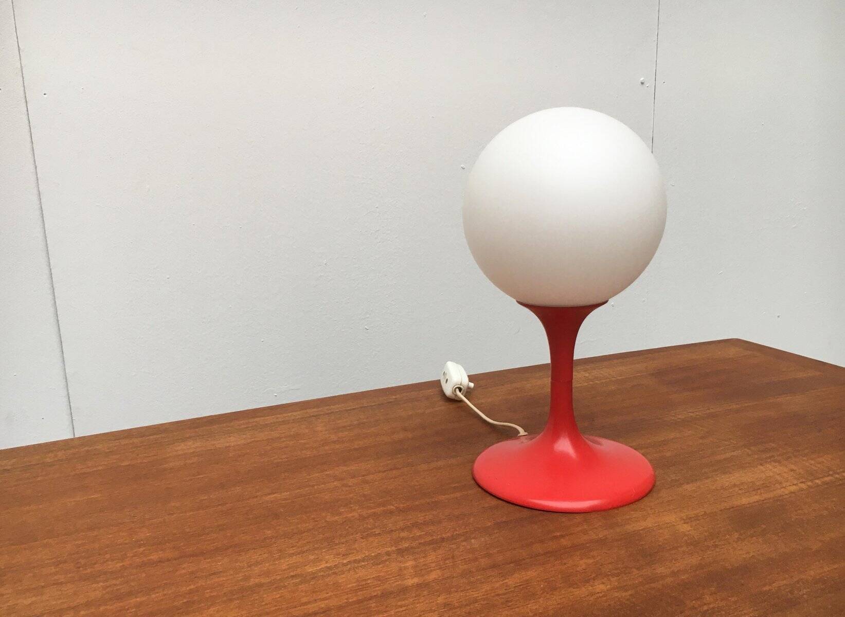 Swiss Space Age table lamp by E.R. Nele for Temde