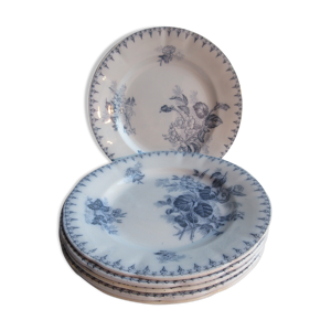 Lot de 6 assiettes plates