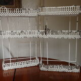 Perforated metal shelf