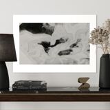 Allugraphy on paper by the artist Mathilde Schaub