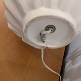 Vintage ceramic shell lamp