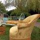 Fauteuil crapaud velours