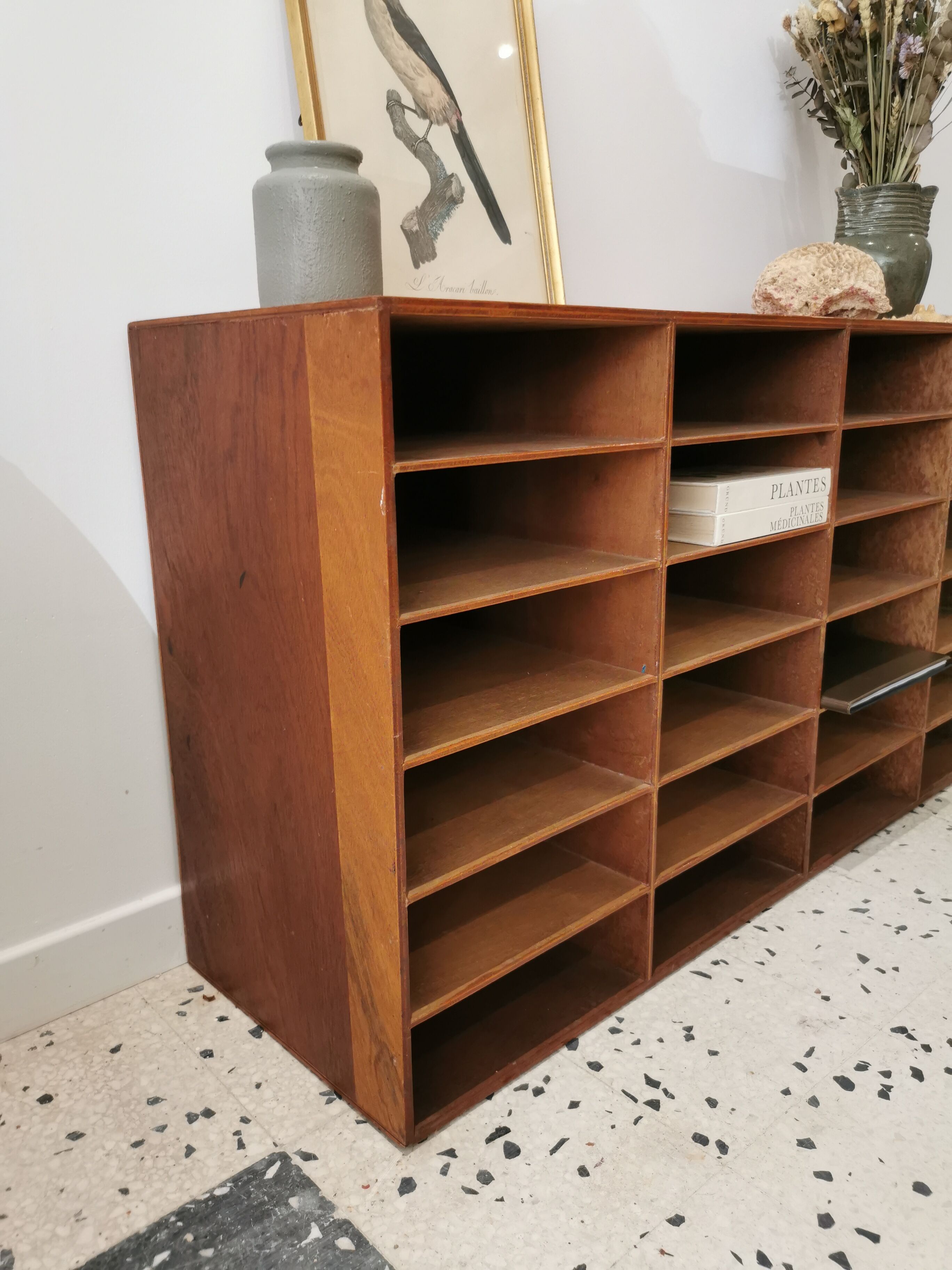 Vintage wooden sorting furniture