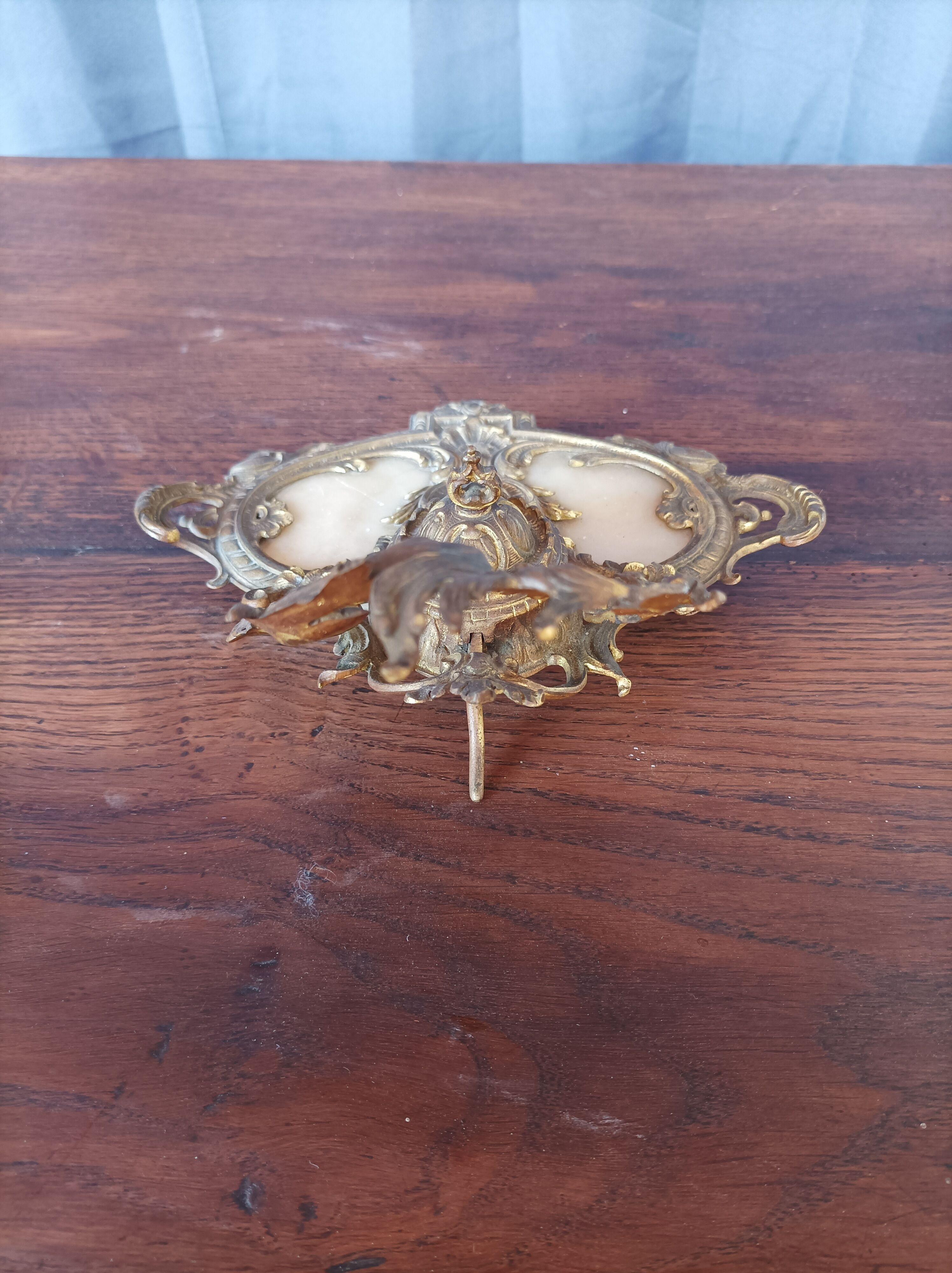 Bronze inkwell style Rocaille XXth