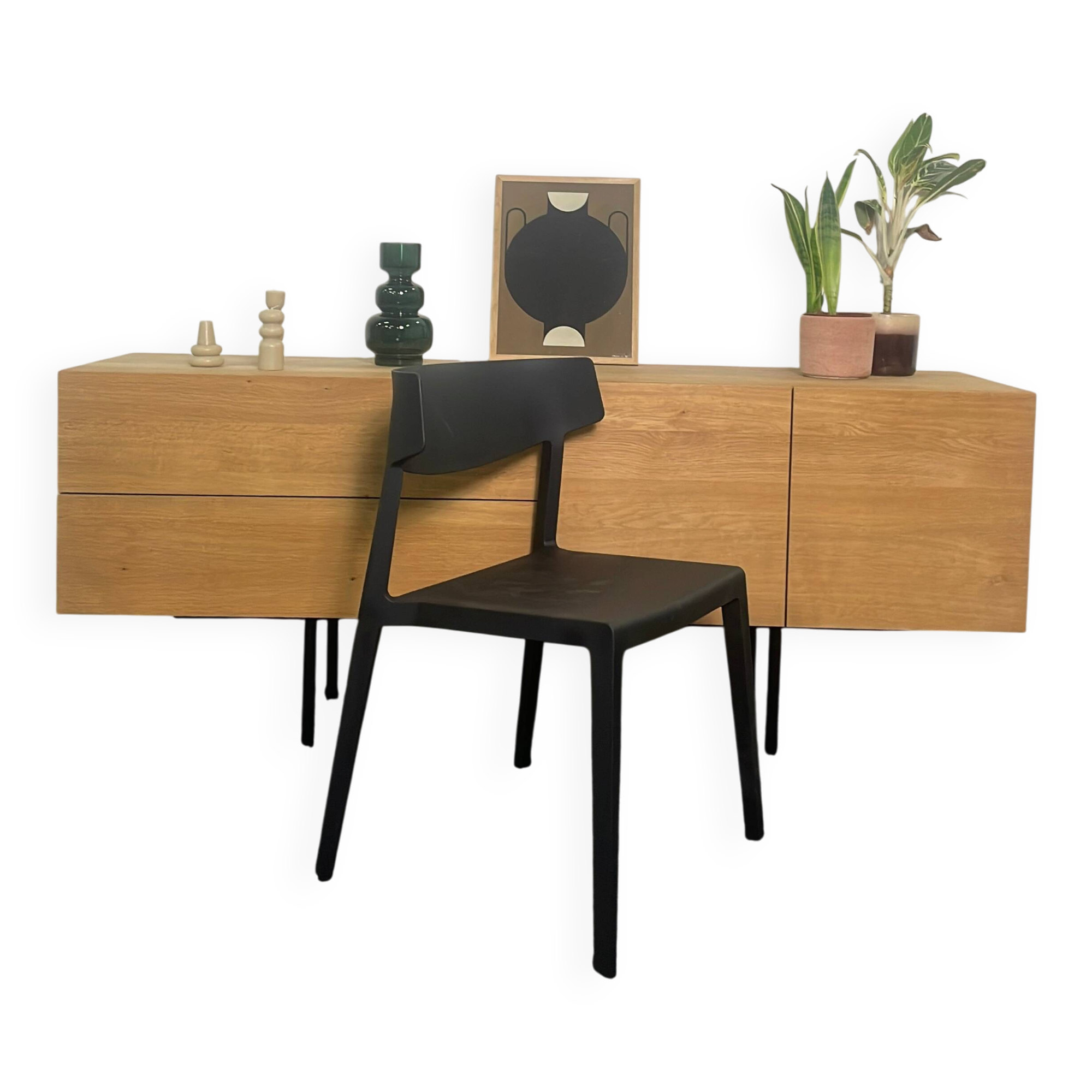 Actiu Wing Black Armchair