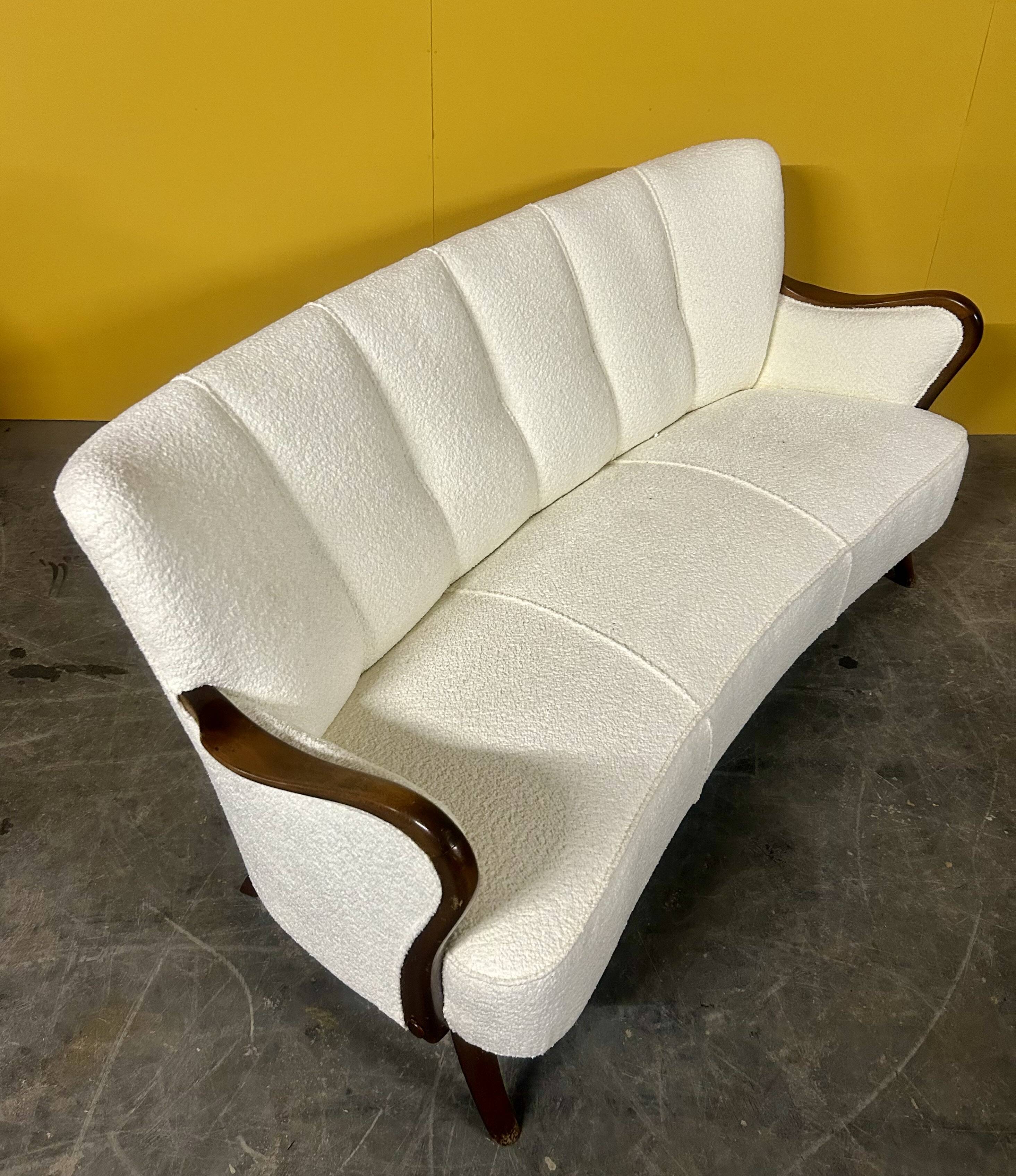 Danish mid-century sofa by Alfred Christensen 1940s - newly re-upholstered