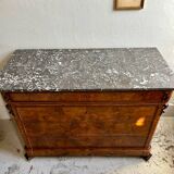 Antique walnut chest of drawers