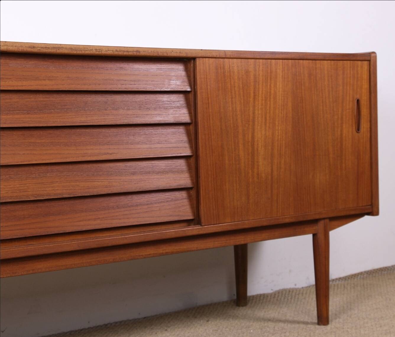 Rare - Scandinavian teak sideboard - "Trio" by Nils Jonnson (Troeds)