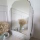 Grey art deco mirror