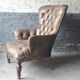 Fauteuil Chesterfield antique