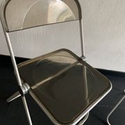 Paire de chaises vintage 1960 Plia par Giancarlo Piretti pour Castelli