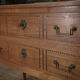 Commode de style Louis XVl en merisier 2 tiroirs estampillée Lechevalier. P.