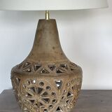 Sandstone lamp signed agnes escala