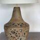 Lampe en  grès signée agnes escala