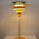 Lampe de bureau danoise verte et jaune par Lyskaer - Modèle 2252