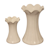 Pair of white porcelain