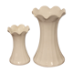 Duo de porcelaines blanches