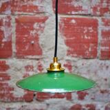 Industrial suspension in green enamelled sheet metal