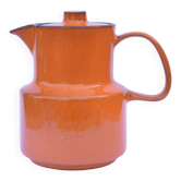 Melitta - cafetière vintage orange en céramique vernissée