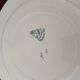 4 Clairefontaine ironstone flat plates, Cyclamens model