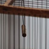 Old wooden bird cage