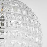 Stunning crystal glass pendant, Peill & Putzler, Germany, 1970s