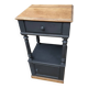 Table de chevet en bois peint