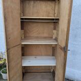 Parisian wardrobe in natural wood