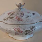 Limoges porcelain soup tureen Redon Martial late nineteenth century
