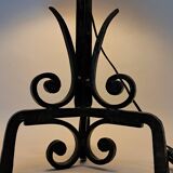 Brutalist tripod wrought iron lamp base 1950/1960.
