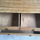 Bamboo and rattan chest of drawers - vintage 1960s