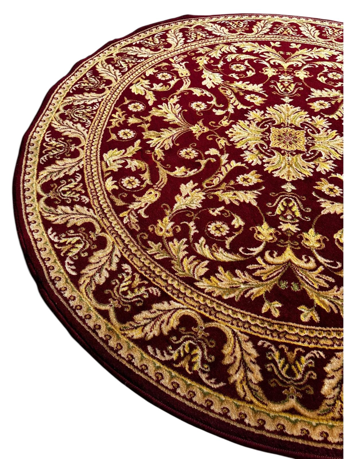 Round oriental-style rug 170cm