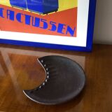 Organic modern wood tray / vide poche, France 1960s