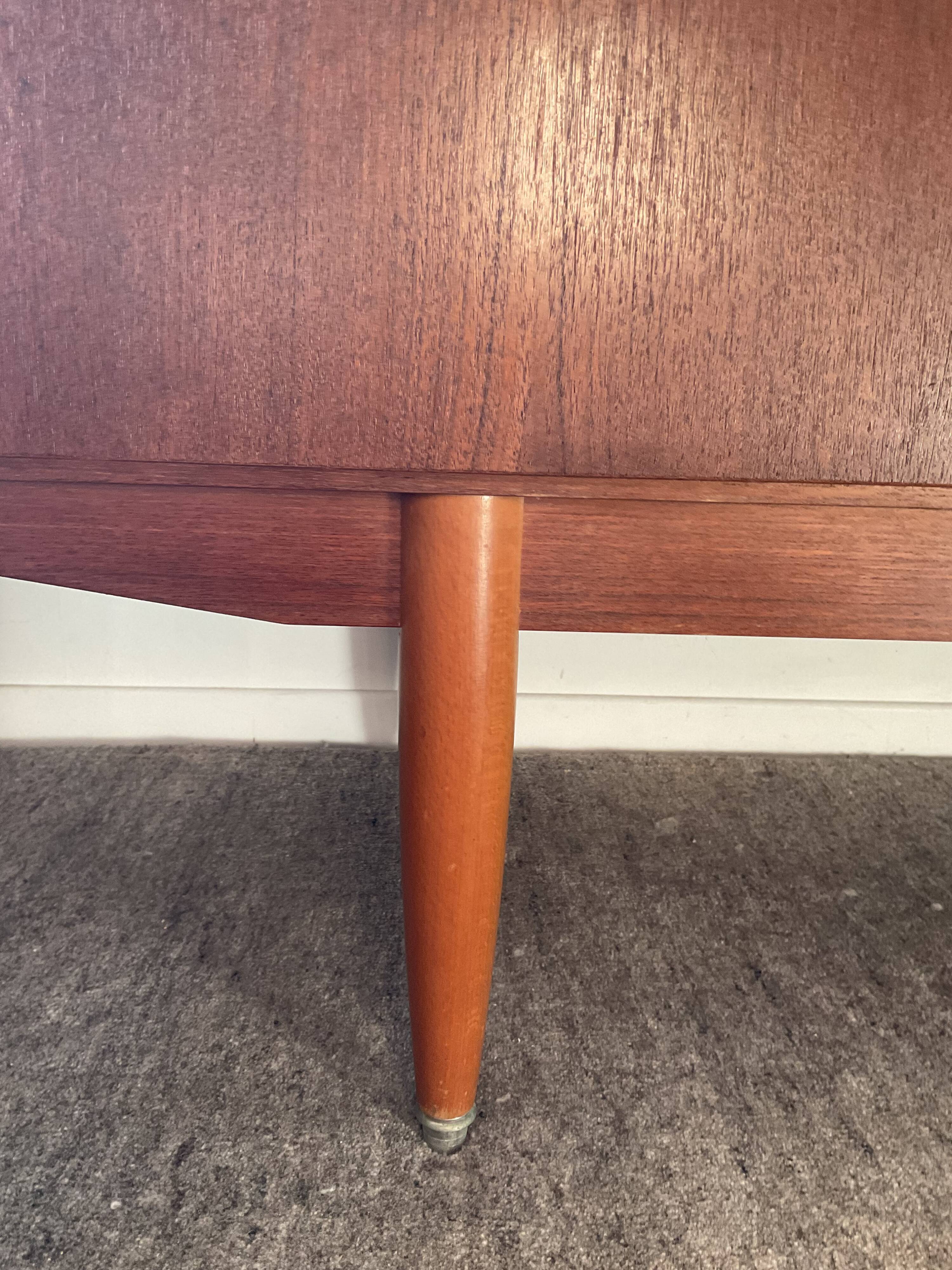 Scandinavian teak row from the 60s and 70s