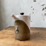 Ensemble céramique anthropomorphe théière, tasses et bol
