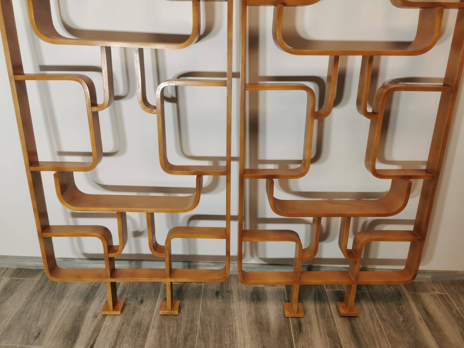 Room Dividers by Ludvik Volak for Drevopodnik Holesov, 1950s, Set of 2