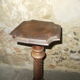 Wooden pedestal column