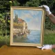 Italian Impressionist Oil Painting – Porto di Milano