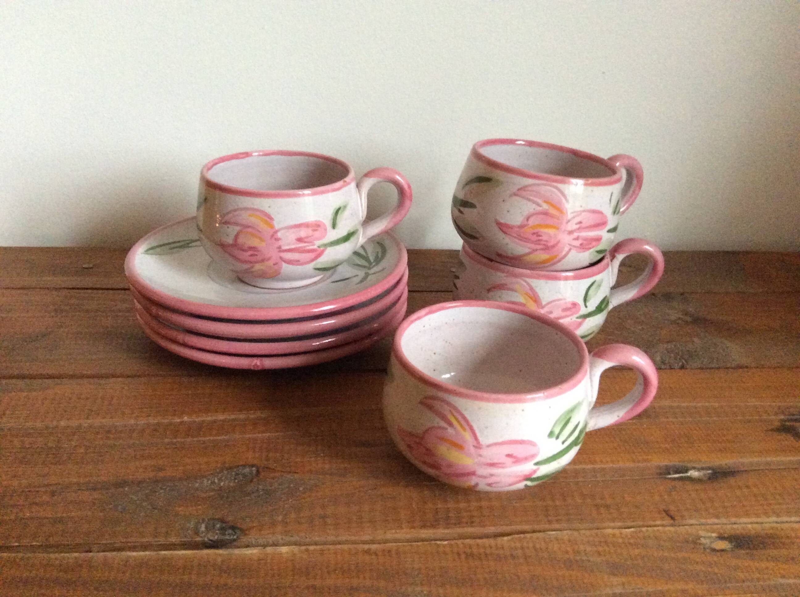 4 Vallauris coffee cups