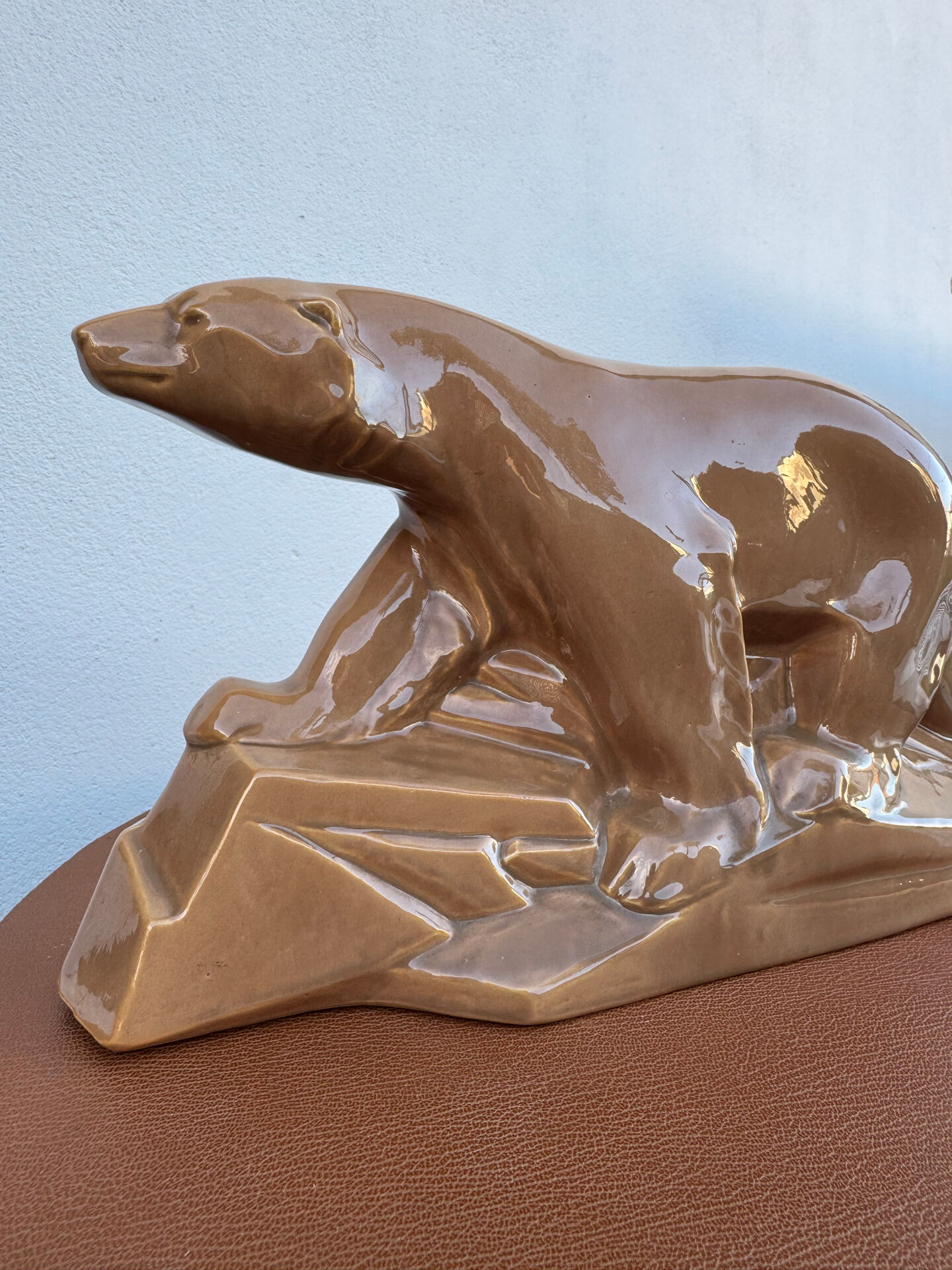 Sculpture ours Art Déco E.Cazaux