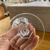 Lot de 6 verres à pied cristal d’Arques