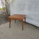 Vintage square table with extensions