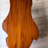 Table basse contemporaine en acajou massif