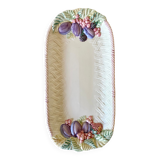 Long dish in fruit barbotine