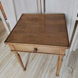 Louis Philippe style walnut side table