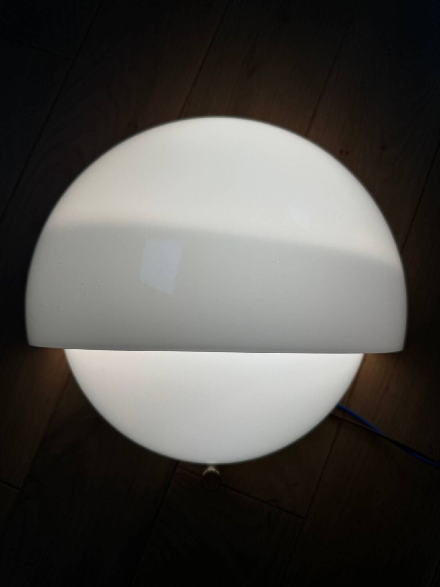 Vintage Murano glass wall lamp by Vico Magistretti for Artemide / Mania / Space Age
