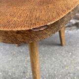 Vintage Art Deco design 50s gueridon coffee table Scandinavian tripod base